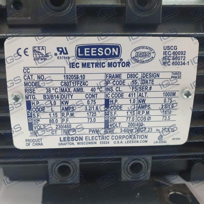 C80T17FZ4C Motor LEESON