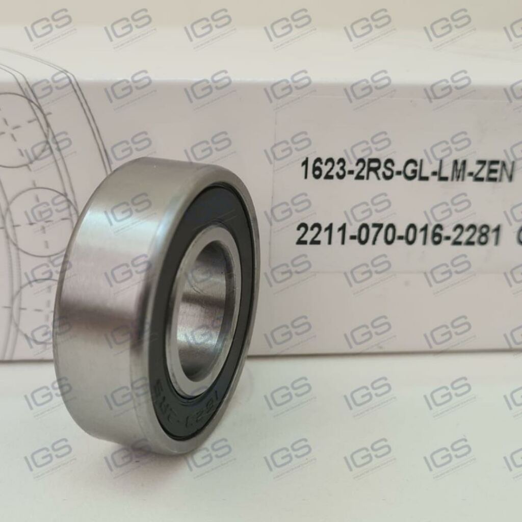AJANTA INDUSTRIAL 1623-2RS C3 Premium Rubber Seal Ball Bearing Size (in) 0.6250 X 1.3750 X 0 - Foto 9