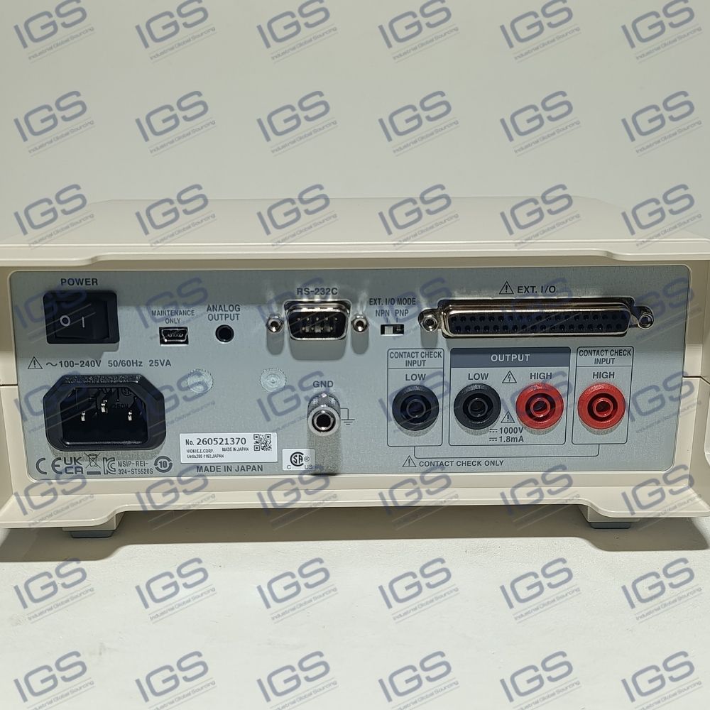 ST-5520 Testador de isolação HIOKI